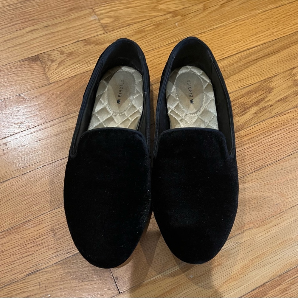 BIRDIES ‘The Starling’ women’s size 8.5 Black. Cloud like comfort. Runs small.